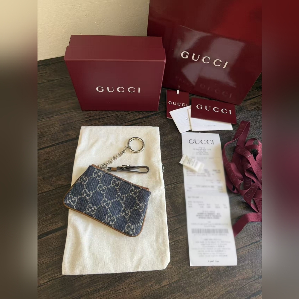 Gucci GG Emblem Key Pouch